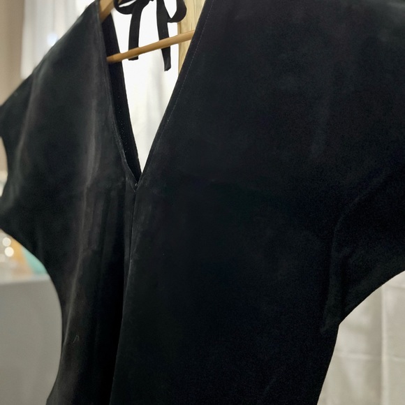 JAX N JOE (designer in Quebec City) suede fringe dress custom made (small) - Picture 3 of 4